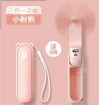 Mini USB Folding Handheld Fan – Portable Rechargeable Outdoor Fan