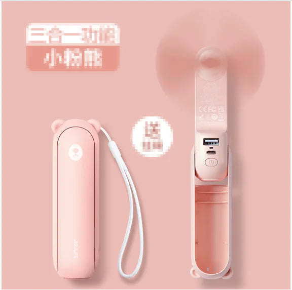 Mini USB Folding Handheld Fan – Portable Rechargeable Outdoor Fan