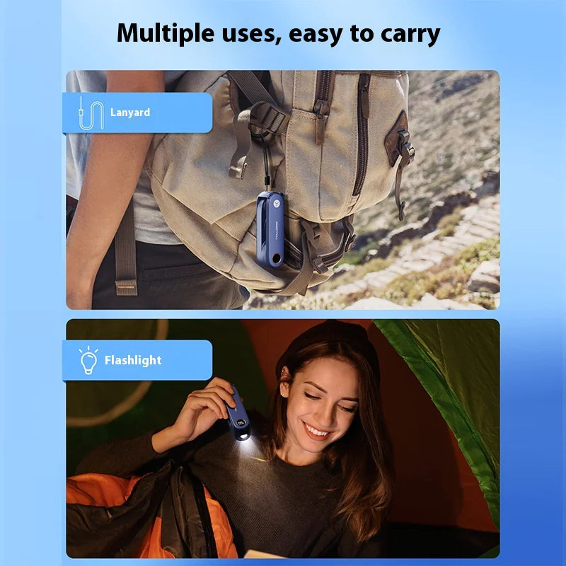 Mini USB Folding Handheld Fan – Portable Rechargeable Outdoor Fan